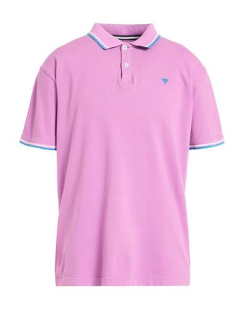 Man Polo shirt Mauve Size XXL Cotton, Elastane