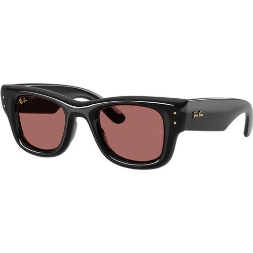 Ray - Ban Unisex Ray - Ban A$AP Rocky RB4940 WAYFARER PUFFER 601/69 Gafas de sol Nylon Negro Violeta Cuadrada Norma