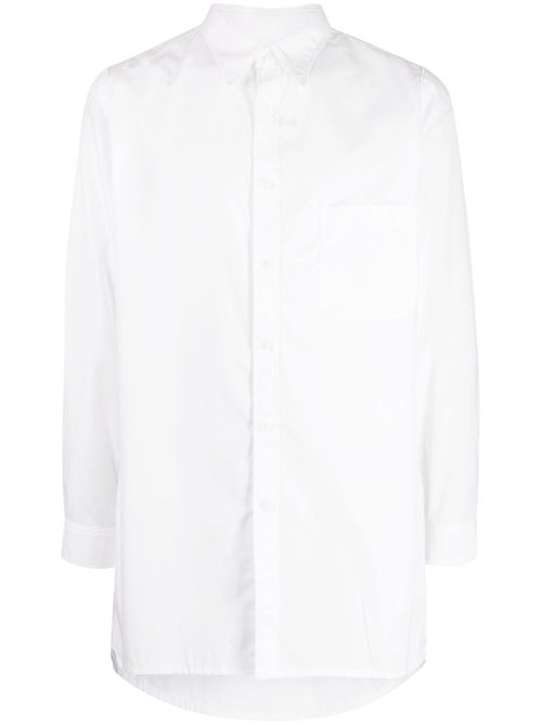 Cotton long shirt - White