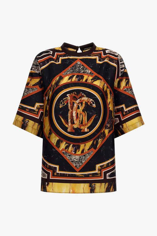 Marble Print T-shirt - Female T