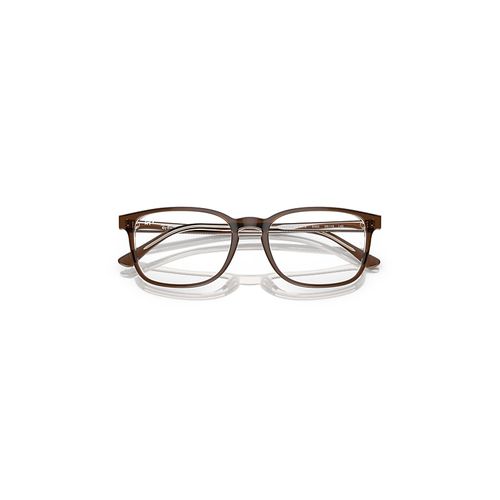 Ray-Ban Rb5418 Optics Optical Brown On Transparent Light Brown Frame Clear Lenses Polarized 54-19