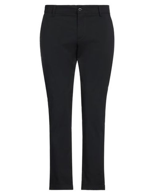 Man Pants Black Size 40 Cotton, Nylon, Elastane