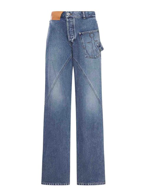 J. W. Anderson Workwear Jeans With Off-Centralized Closure