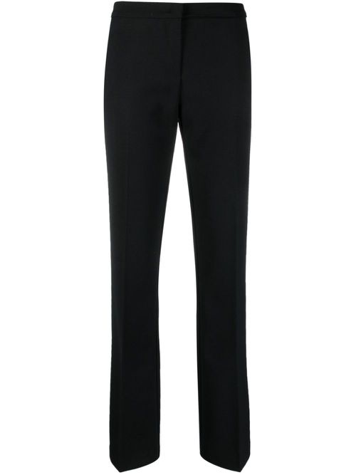 Slip-on flared trousers - Black