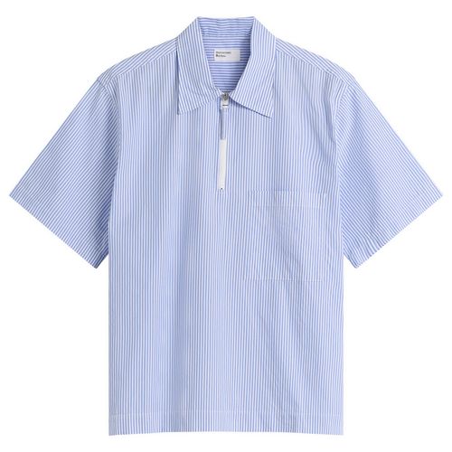 Men's Nipon Stripe Ewan Shirt Sky/White