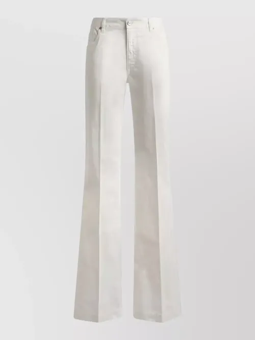 Etro - pegaso embroidery flared denim trouser