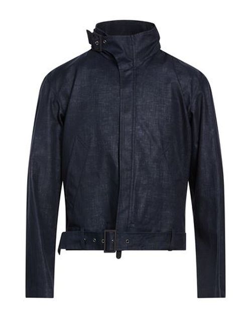 Man Jacket Navy Size 36 Linen, Polyester