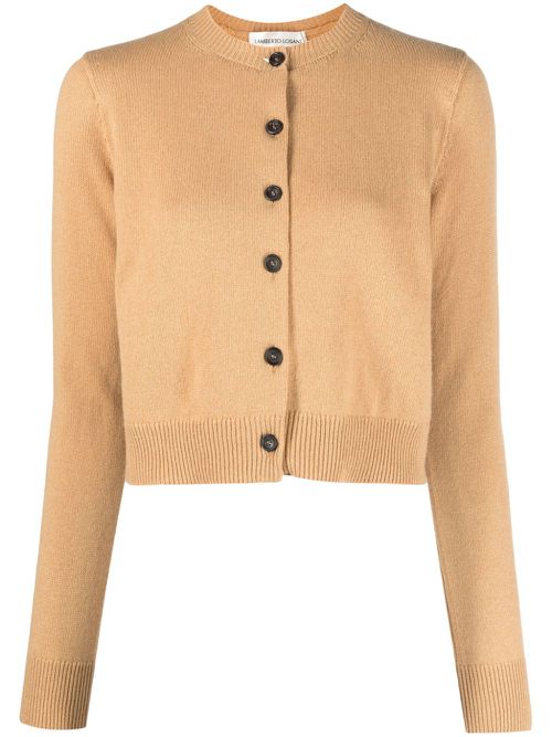 Button-up cashmere cardigan - Yellow