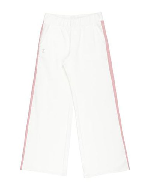 Kid Girl Pants White Size 13 Cotton, Elastane