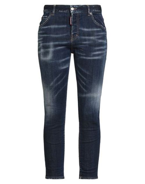 Woman Jeans Blue Size 2 Cotton, Elastane