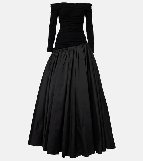 Draped gown