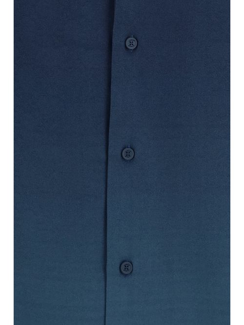 Arrow Monogram Viscose Shirt — Blue