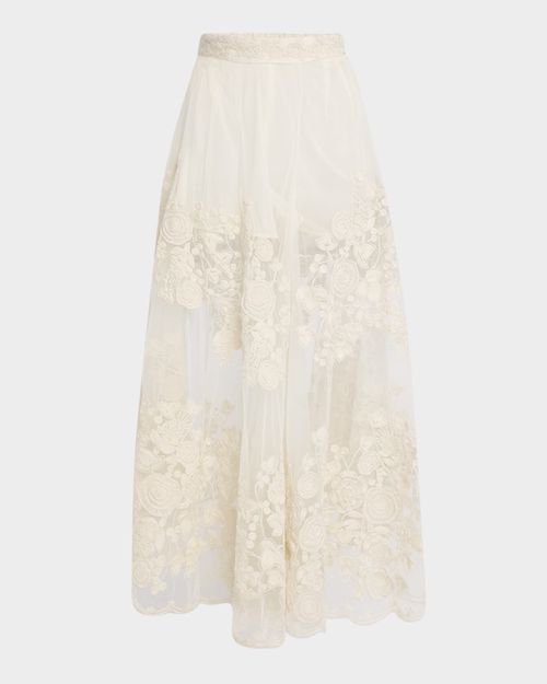 Arielle Pull-On Lace Flare Pants