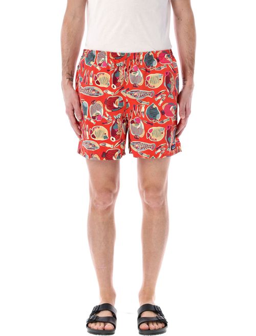 Orange Nylon Swim Shorts