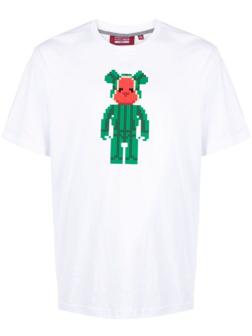 Watermelon Bear cotton T-shirt - White