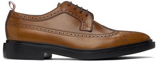 Thom Browne Brown Longwing Brogue Oxfords