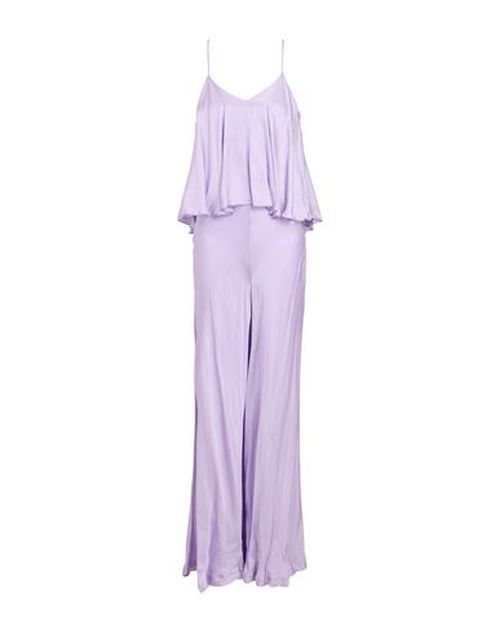 Woman Jumpsuit Mauve Size S Viscose