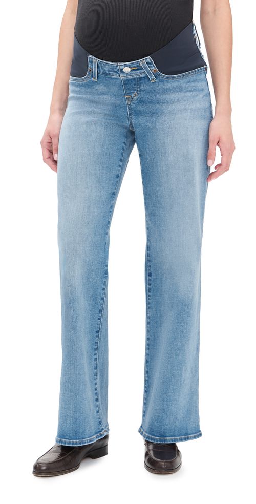 The Wide Leg Maternity Jeans COASTAL BLUE WASH