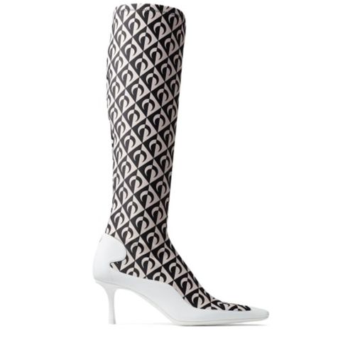 Womens Jcxms Marine Serre Sock Calf Boots