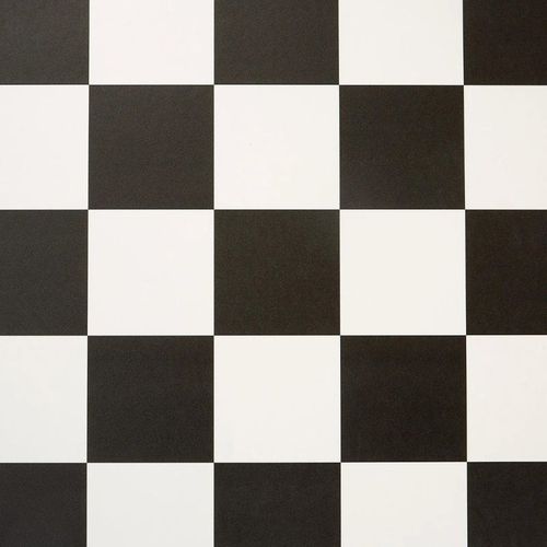 Black White Designer Effect Vinyl Flooring-1mX2m