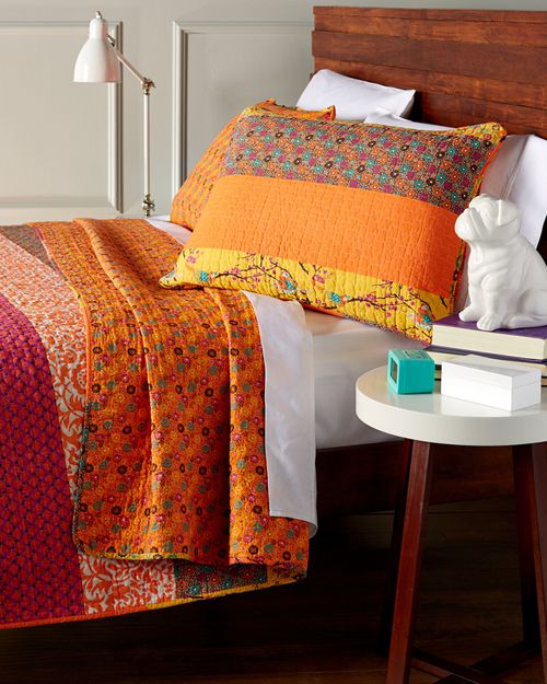 Lush Decor Floral Patch Cotton Quilt Set