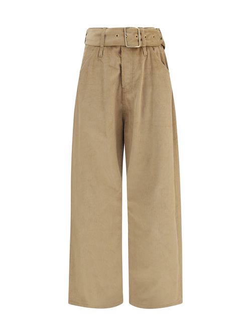 Korea Pier Trousers — Beige