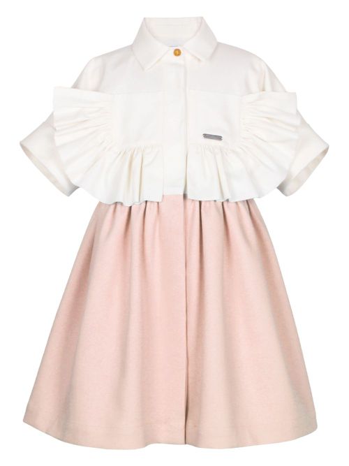 Panelled dress - Pink