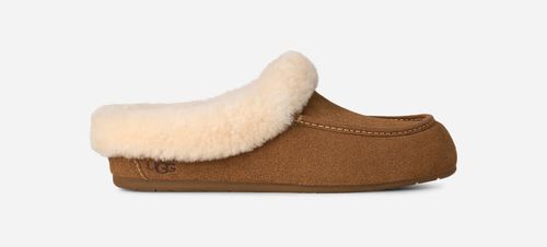 ® Women's Ansley Mule Sheepskin in Chestnut