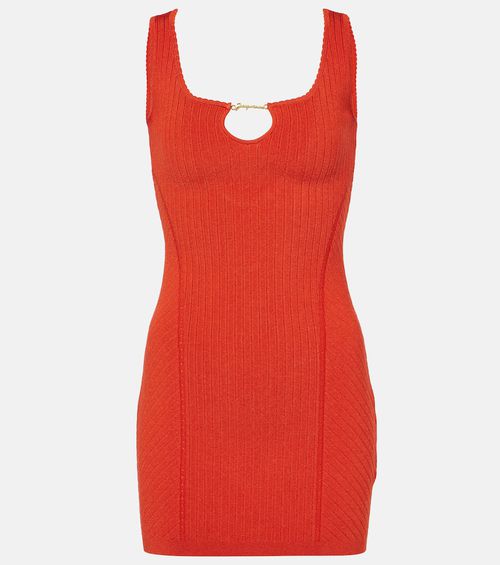 La Mini Robe Sierra ribbed-knit minidress