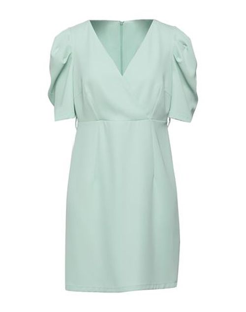 Woman Mini dress Turquoise Size 4 Polyester, Elastane