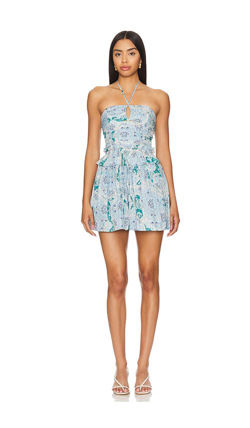 HEARTLOOM Hanna Romper in Blue.  XL. Also in