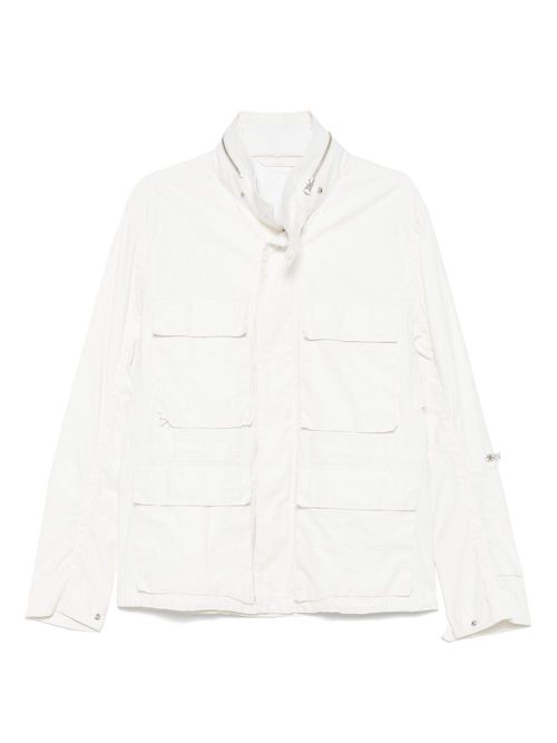 Zip-up bomber jacket - White
