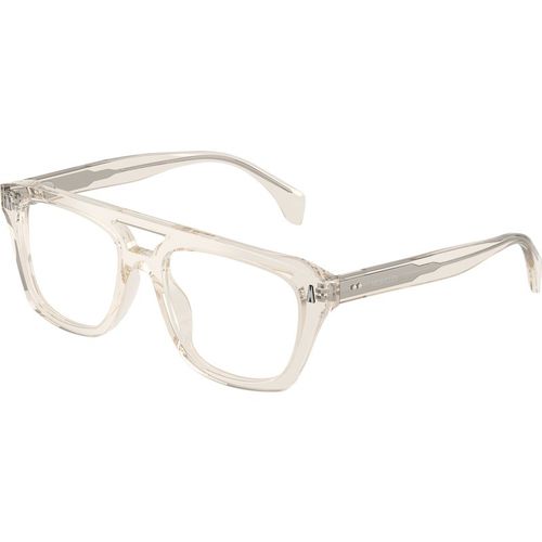 Moncler Unisex Moncler ME2018U 3003 Monturas ópticas Acetato Marrón Transparente Cuadrada Norma