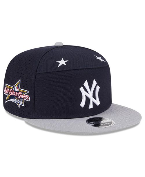Men's Navy/Gray New York Yankees 2025 Mlb All-Star Game Side Patch 9FIFTY Snapback Hat - Navy, Gray