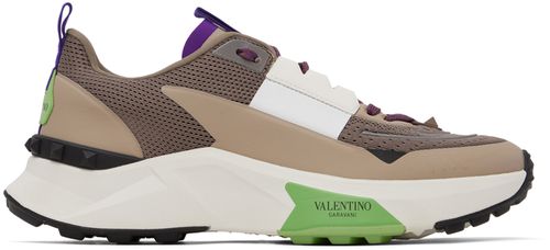 Valentino Garavani Beige True Act Low Top Sneakers