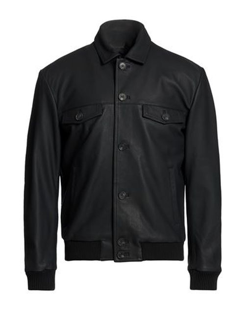 Man Jacket Black Size 42 Ovine leather