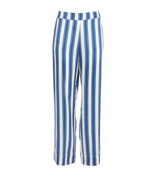 Silk Striped Pyjama Trousers