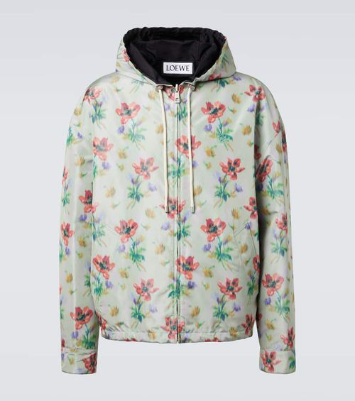 Floral reversible jacket