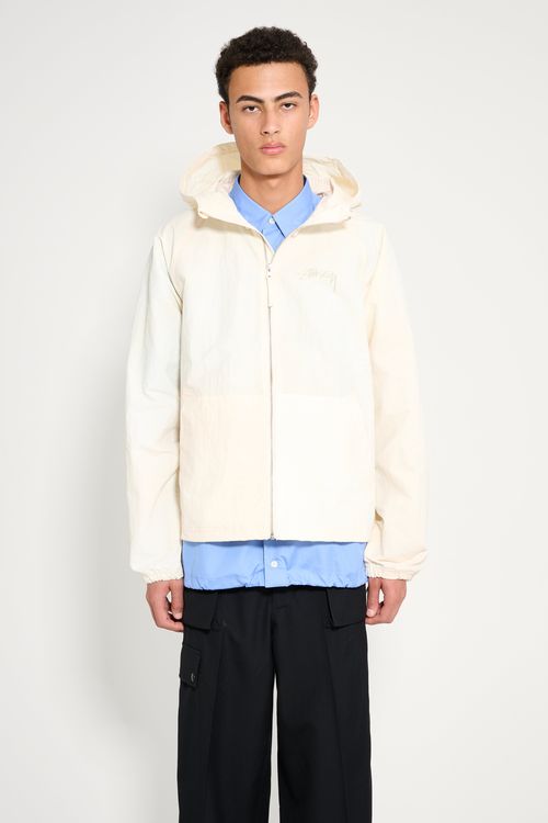 Stüssy Beach Shell Wave Dye Jacket Bone