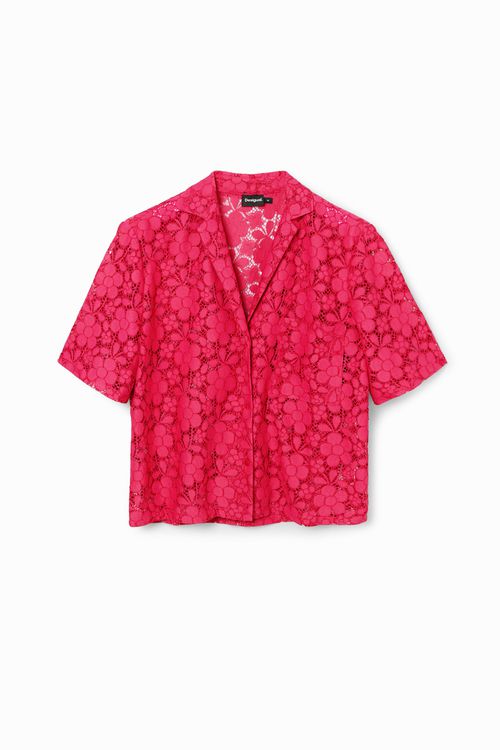 Short lace resort shirt