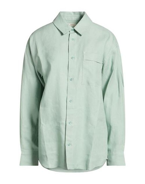 Woman Shirt Sage green Size XS Linen
