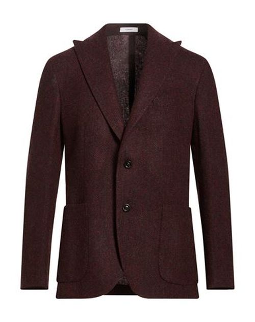 Man Blazer Burgundy Size 40 Wool