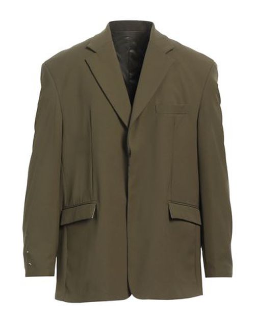 Family First Milano Man Blazer Military green Size 34 Nylon, Elastane