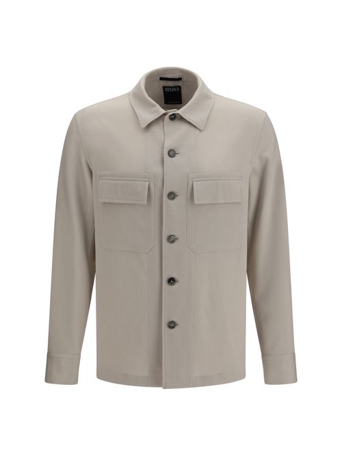 Cashmere Jacket — Beige