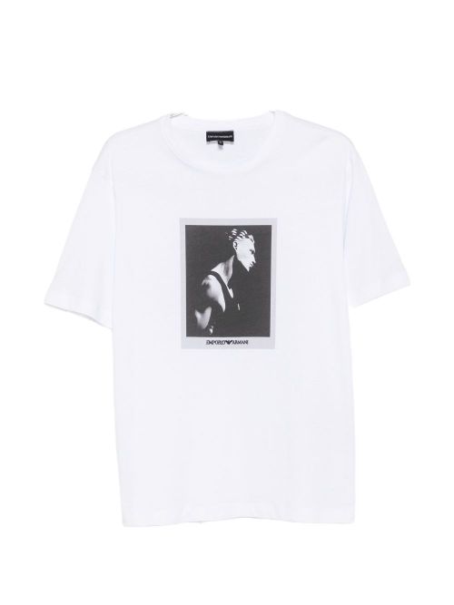 Graphic Print T-shirt — White