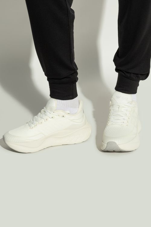 EA7 Emporio Armani Sports Shoes With Logo, Women's, Cream