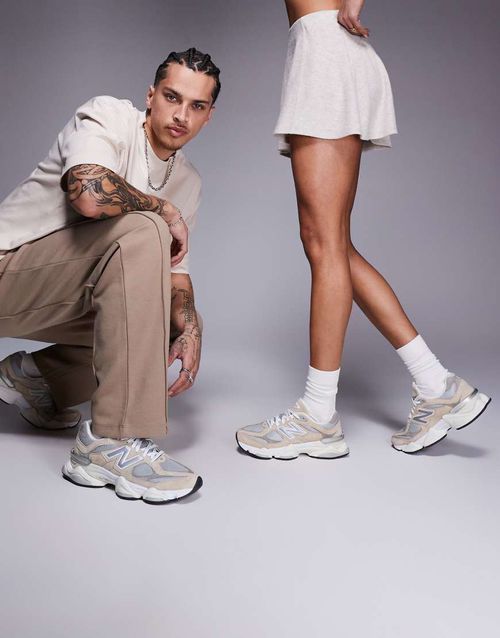 New Balance 9060 sneakers in beige and gray-Neutral