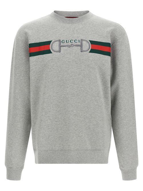 Web Ribbon And Horsebit Sweatshirt