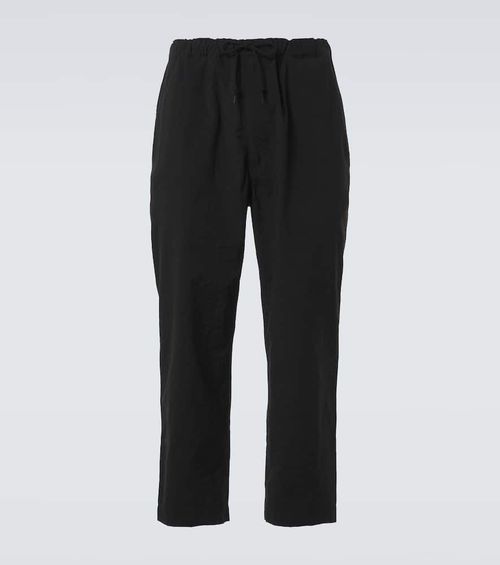Cropped straight pants