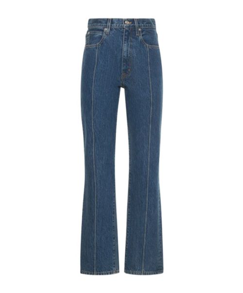 London pintuck straight jeans